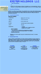Mobile Screenshot of exeterholdingsllc.com